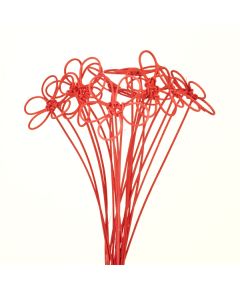 цветы на пике (ярко-красный), Цвет: ярко-красный