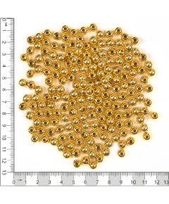 бусы металлизированные (золотой), Цвет: золотой