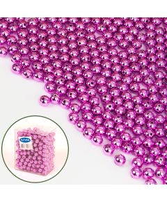 бусы металлизированные (сиреневый), Цвет: сиреневый