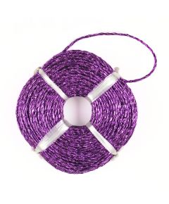 верёвка металлизированная 4 мм (фиолетовый), Цвет: фиолетовый