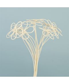 цветы на пике (белый), Цвет: белый