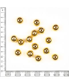 бусы металлизированные (золотой), Цвет: золотой