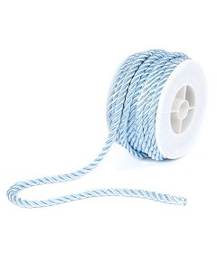 шнур плетёный (голубой), Цвет: голубой