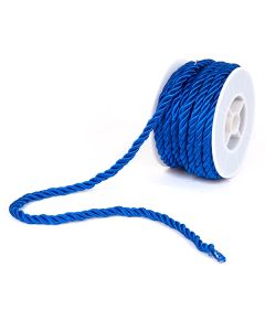 шнур плетёный (синий), Цвет: синий