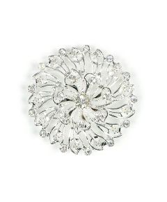 брошь "хризантема"