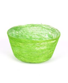 кашпо из сизаля круглое "диффенбахия" (светло-зелёный), Цвет: светло-зелёный