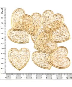 декор из металла "сердечко ажурное"