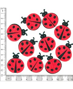 фетровый декор "божья коровка"
