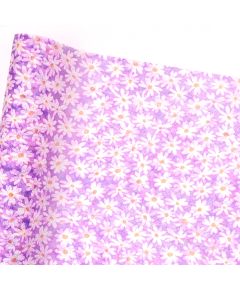 фетр с объёмным рисунком "ромашки" (фиолетовый), Цвет: фиолетовый