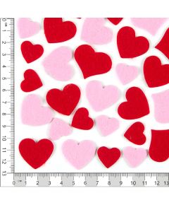 фетровый декор "сердечки"