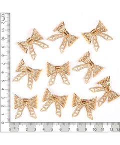 декор из металла "бантик"