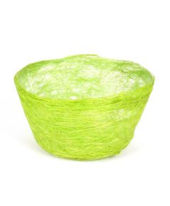 кашпо из сизаля круглое "диффенбахия" (травяной), Цвет: травяной