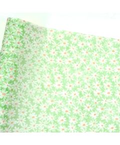 фетр с объёмным рисунком "ромашки" (зелёный), Цвет: зелёный