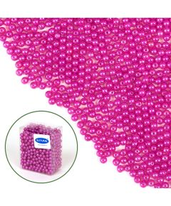 бусы перламутровые (фуксия), Цвет: фуксия