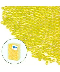 бусы хамелеон (лимонный), Цвет: лимонный