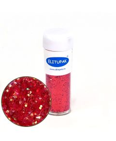 глиттер "голограмма" (коралловый), Цвет: коралловый