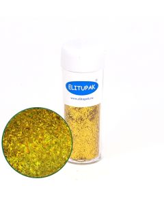глиттер "реснички" (ярко-золотой), Цвет: ярко-золотой
