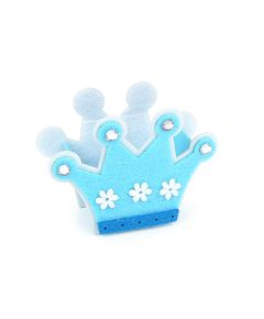 кашпо "корона" (голубой), Цвет: голубой