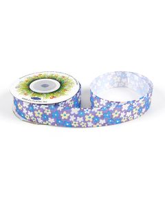 лента с рисунком "незабудки" (фиолетовый), Цвет: фиолетовый