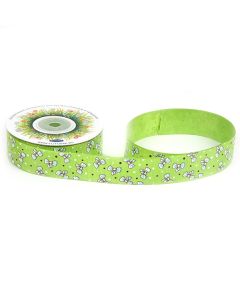 лента с рисунком "бантик" (салатовый), Цвет: салатовый