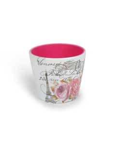 горшок с рисунком