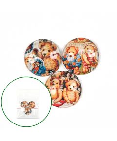 медальоны из стекла