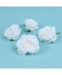 цветки крупной розы (белый), Цвет: белый