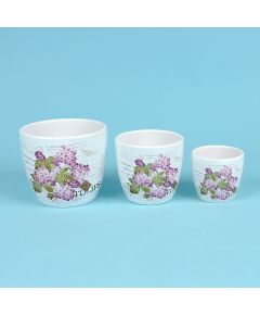 набор кашпо из 3 шт