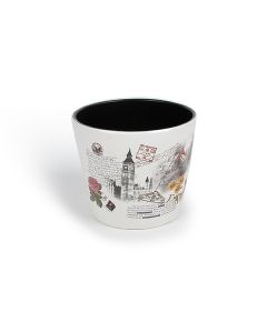 горшок с рисунком