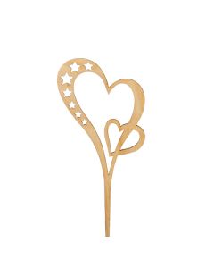 вставка-топпер "Влюблённые сердца" (1 шт)