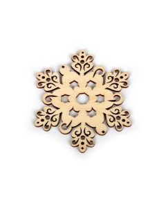 подвес резной снежинка (1 шт)
