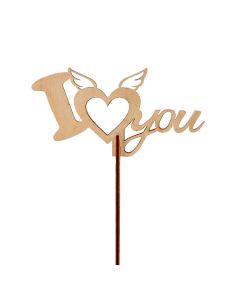 вставка-топпер "I Love You" (1 шт)