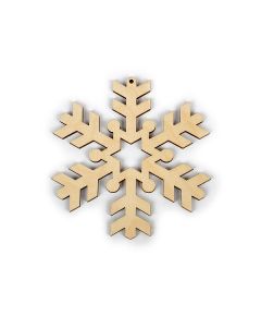подвес резной снежинка (1 шт)