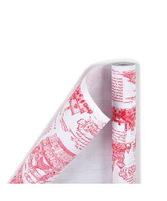 крафтовая бумага "Россия" (красный на белом), Цвет: красный на белом