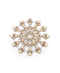 подвес резной снежинка (1 шт)