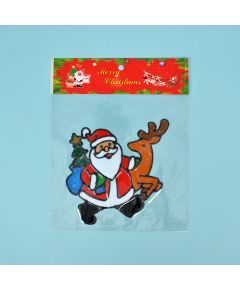 новогодний декор на стекло (1 шт)