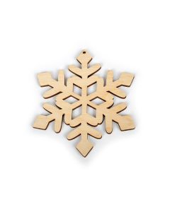 подвес резной снежинка (1 шт)