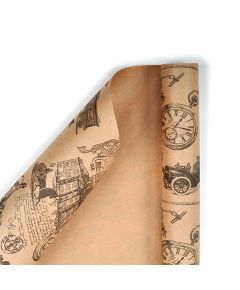 крафтовая бумага глянцевая Европа "Старое время"