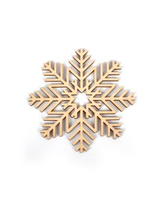 подвес резной снежинка (1 шт)