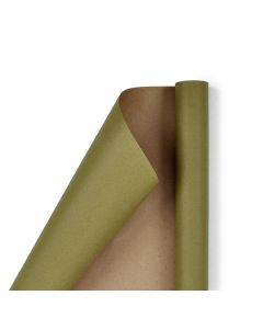 крафтовая бумага однотонная (хаки на коричневом), Цвет: хаки на коричневом