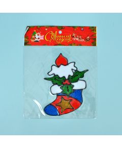 новогодний декор на стекло (1 шт)