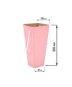 коробка для букетов (светло-розовый), Цвет: светло-розовый