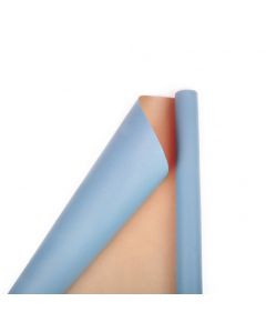 крафтовая бумага однотонная (синий на коричневом), Цвет: синий на коричневом