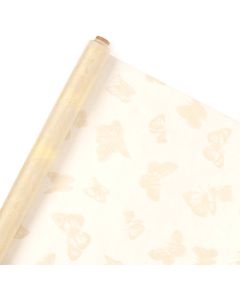 органза с рисунком "бабочки" (слоновая кость), Цвет: слоновая кость