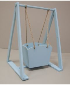 Кашпо "Качели" пакет голубой, 300*400*200 мм