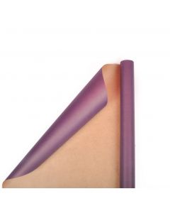 крафтовая бумага однотонная (фиолетовый на коричневом), Цвет: фиолетовый на коричневом