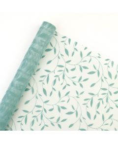 органза с рисунком "лето" (бирюзовый), Цвет: бирюзовый