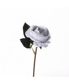 роза 28 см (голубой), Цвет: голубой