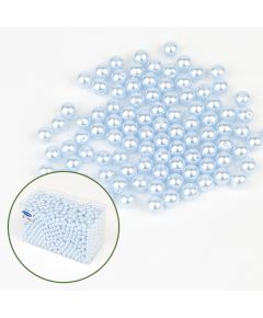 бусы перламутровые (голубой), Цвет: голубой