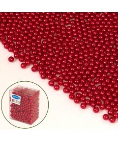 бусы перламутровые (светло-красный), Цвет: светло-красный